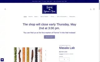 Surajspicesteas.com Screenshot 2024-05-05 08:18:57