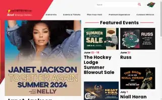 Xcelenergycenter.com Screenshot 2024-06-14 01:34:29