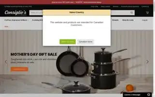 Consiglioskitchenware.com Screenshot 2024-05-05 05:13:08