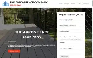 Theakronfencecompany.com Screenshot 2024-06-29 01:10:27