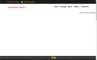 Sriprakashtravels.space Screenshot 2024-04-22 13:31:48