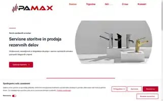 Pamax-servis.si Screenshot 2024-05-21 22:46:22