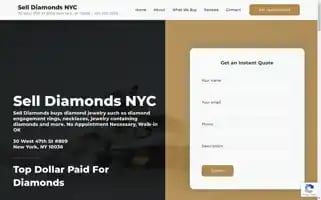 Selldiamondsnyc.net Screenshot 2024-07-06 22:01:10