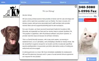 Keysvillemobilevet.com Screenshot 2024-06-13 10:00:06