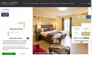 Restauranthoteldelaposte.com Screenshot 2024-04-25 20:48:49