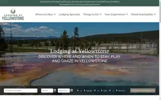 Lodgingatyellowstone.com Screenshot 2024-07-05 14:31:34