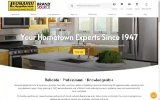 Leonardiappliance.com Screenshot 2024-05-16 05:36:43