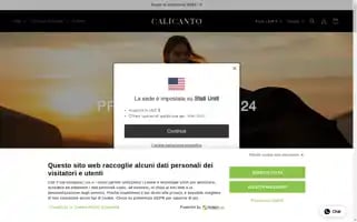 Calicantoluxurybags.it Screenshot 2024-05-05 19:27:01