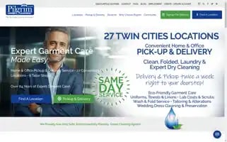 Pilgrimdrycleaners.com Screenshot 2024-05-13 09:55:08