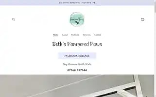 Bethspamperedpaws.com Screenshot 2024-04-27 09:02:52