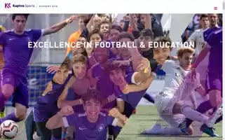 Kaptivasportsacademy.com Screenshot 2024-07-06 03:35:38