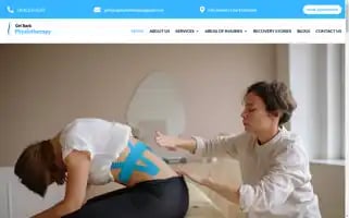 Getbackphysiotherapy.com Screenshot 2024-05-20 11:36:38