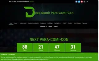 Deepsouthparacomicon.com Screenshot 2024-06-17 15:10:30