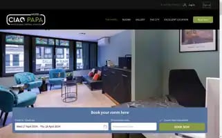 Ciaopapahotel.com Screenshot 2024-04-17 13:59:58