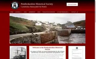 Pembrokeshirehistoricalsociety.co.uk Screenshot 2024-05-13 08:40:08
