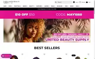 Unitedbeautysupply.com Screenshot 2024-05-14 18:28:55