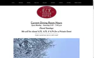 Elkmountainhotel.com Screenshot 2024-04-22 12:02:52