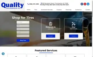 Qualitytireandautomotive.com Screenshot 2024-05-13 14:41:57