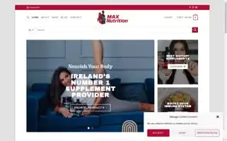 Max-nutrition.ie Screenshot 2024-05-21 06:04:43