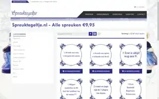 Spreuktegeltje.nl Screenshot 2024-06-11 11:19:44