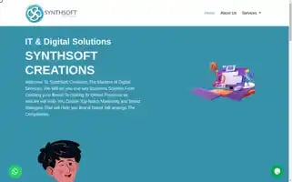 Synthsoft-creations.netlify.app Screenshot 2024-06-28 14:29:14