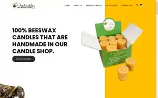 Beehealthycandles.com Screenshot 2024-06-11 08:57:57