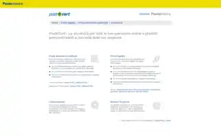 Postecert.it Screenshot 2024-06-29 20:08:40