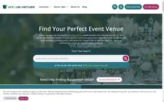 Uniquevenues.com Screenshot 2024-05-14 18:26:15