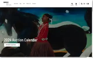 Santafeartauction.com Screenshot 2024-05-16 16:15:06
