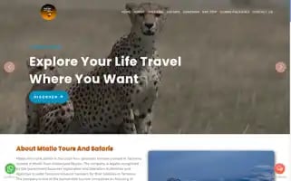 Mtallotoursandsafaris.com Screenshot 2024-04-23 04:20:30