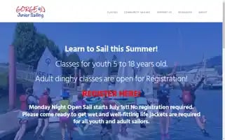 Gorgejuniorsailing.org Screenshot 2024-06-30 15:04:45