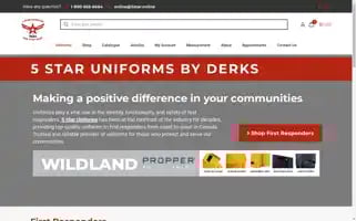 5staruniform.ca Screenshot 2024-06-26 00:39:09