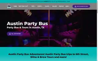 Austinpartybus.com Screenshot 2024-05-08 15:21:48