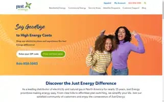 Justenergy.com Screenshot 2024-05-12 13:48:57