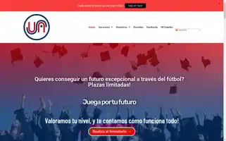 Unitedsocceragency.com Screenshot 2024-06-26 21:26:40