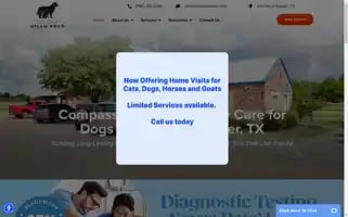 Veterinariansangertx.com Screenshot 2024-07-05 06:18:06