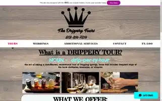 Thedripperytours.com Screenshot 2024-04-16 18:20:27