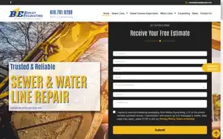 Barleyexcavatingllc.com Screenshot 2024-07-06 20:10:00