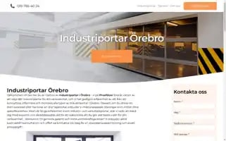 Industriportarorebro.se Screenshot 2024-04-17 08:43:37