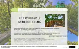 Baumhaushotel-uckermark.de Screenshot 2024-04-19 13:10:26