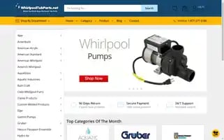 Whirlpooltubparts.net Screenshot 2024-05-15 02:34:03