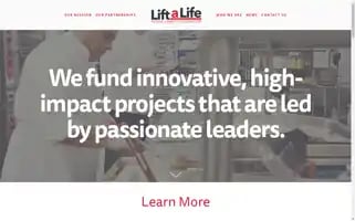 Liftalifefoundation.org Screenshot 2024-07-01 11:51:36