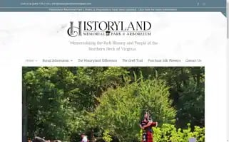 Historylandmemorialpark.com Screenshot 2024-07-05 11:42:53