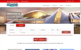 Stclaretravels.com Screenshot 2024-04-25 03:28:40