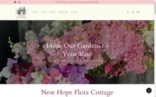 Newhopefloracottage.com Screenshot 2024-05-04 00:52:21