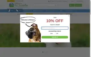 Mickeyspetsupplies.com Screenshot 2024-05-12 22:47:00