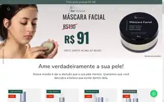 Besimpledermocosmeticos.com.br Screenshot 2024-05-03 16:16:03