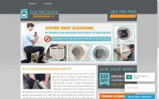Dryerventcleaningfriendswood.com Screenshot 2024-07-05 17:53:17