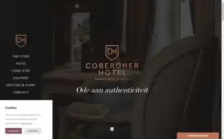 Cobergherhotel.com Screenshot 2024-04-16 15:50:36