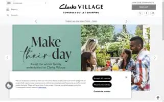Clarksvillage.co.uk Screenshot 2024-05-09 03:00:09